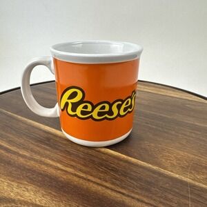 Galerie Reese's Coffee Mug Unisex OS Orange Ceramic Hershey's Candy Logo